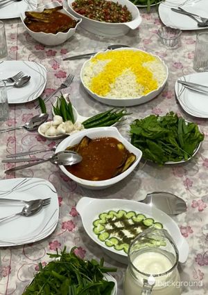 عکسی از دستور قيمه بادمجان