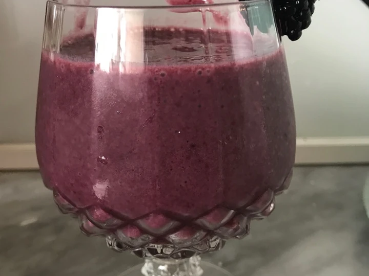 Easy Ways Prepare|Recipe} Blackberry Smoothie the Can Spoil the Tongue, Can Pamper Your Tongue