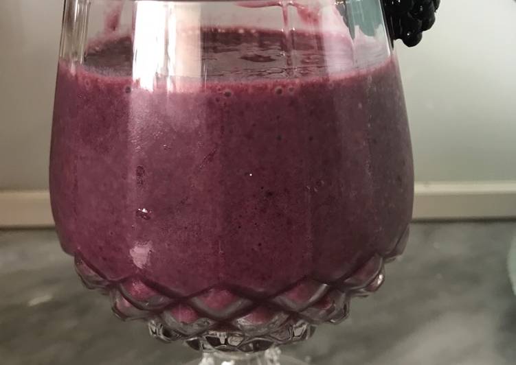 Recipe of Homemade Blackberry Smoothie