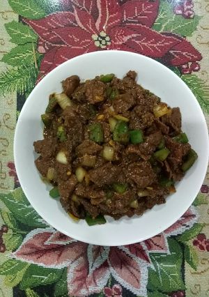 Foto resep Beef black pepper