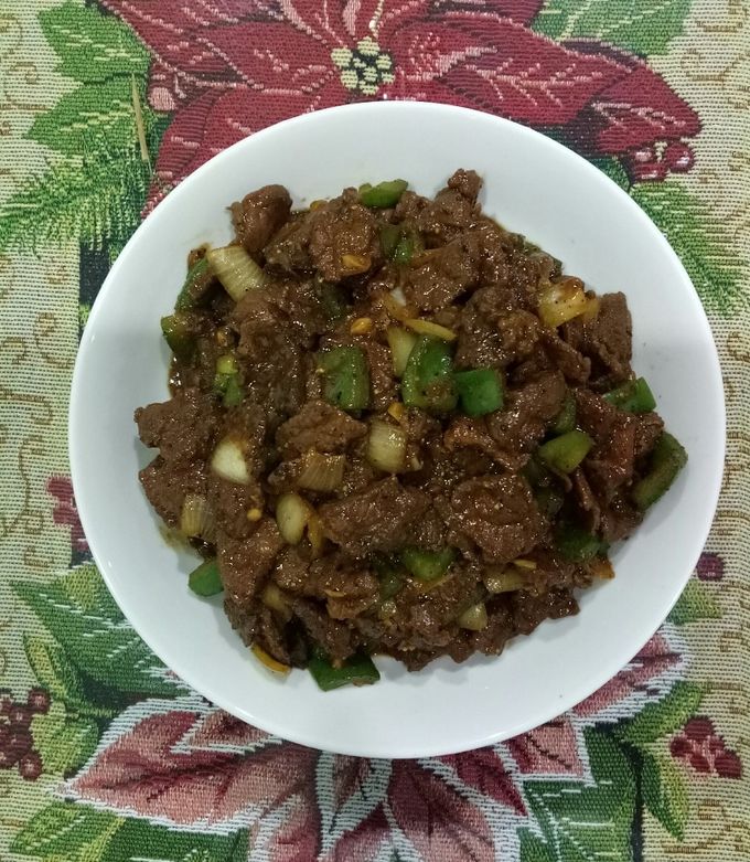Foto resep Beef black pepper