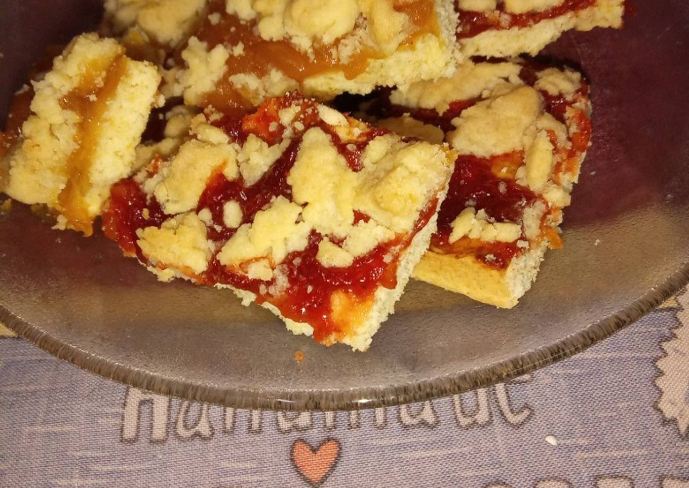 Cuadraditos de membrillo y batata