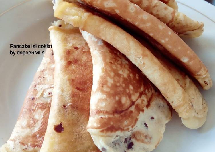 Pancake isi coklat