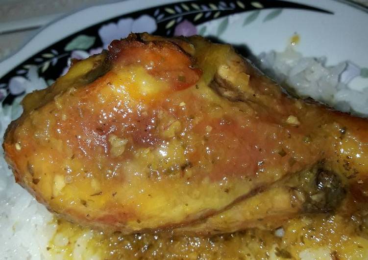 Presas de pollo asadas