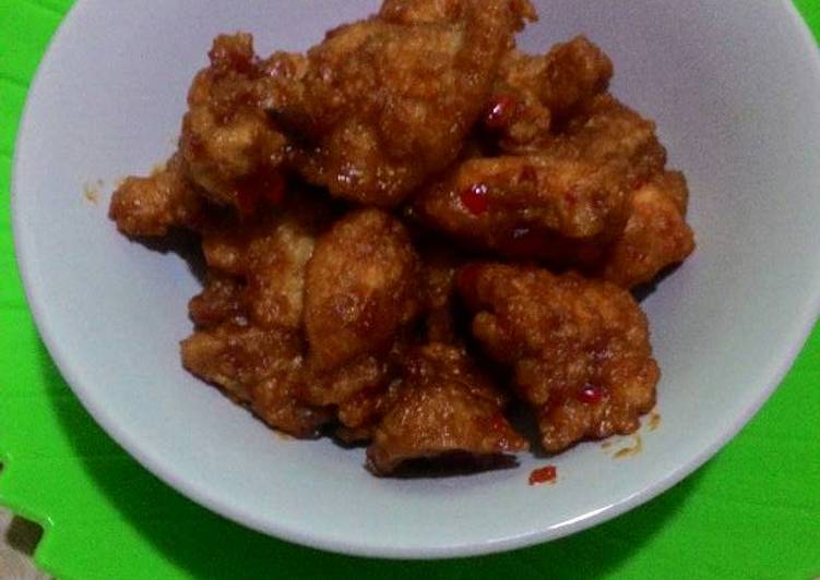Ayam saus tiram ala bento