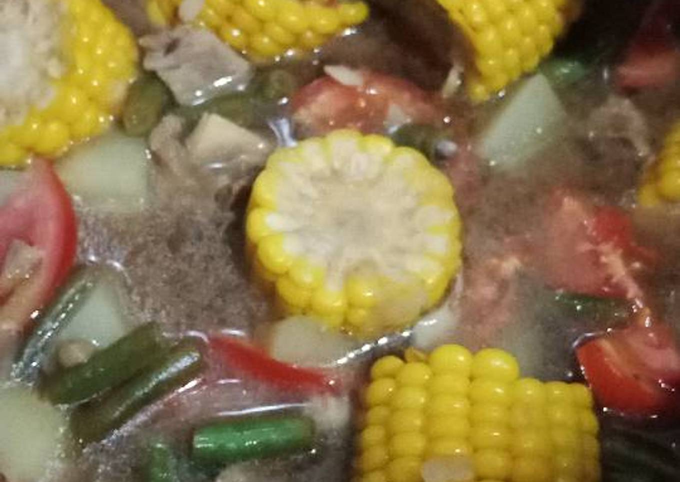 Daging asam dengan sayuran