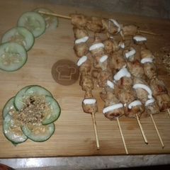 A picture of Chicken malai boti.