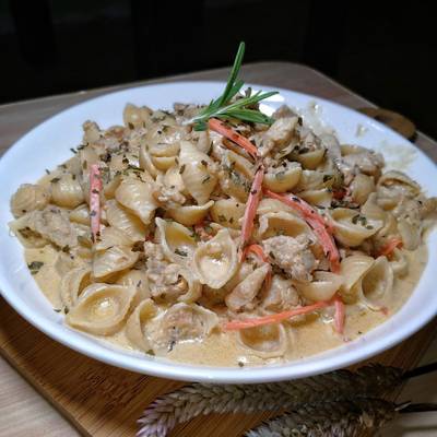 Resipi Pasta Shell Carbonara Tanpa Sos Prego Oleh Shazrina Cookpad