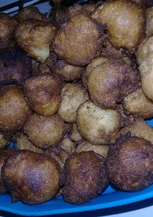 Una foto de Buñuelos de manzana