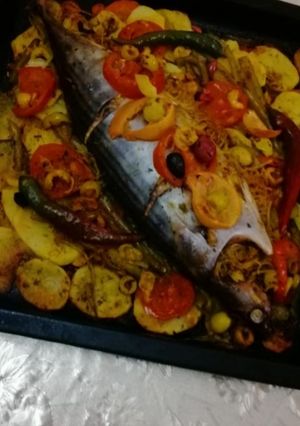 صورة لوصفة حوتة معمرة بالشعيرية