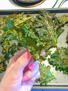 A picture of Kale Chips.