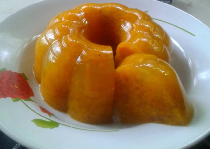 Puding kolak labu kuning