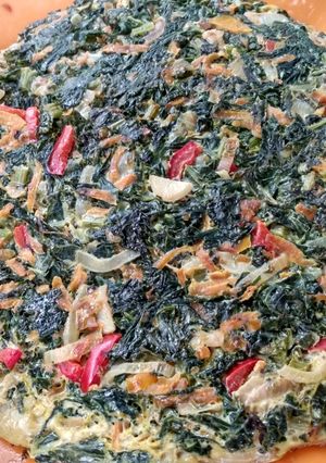 Una foto de Tortilla de kale