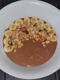 Chocolate Peanut Butter Smoothie Bowl
