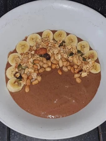 Easy Steps Prepare Recipes Chocolate Peanut Butter Smoothie Bowl the So Delicious Delicious.