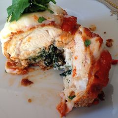 A picture of Three Cheese Chicken Roll-Up's.