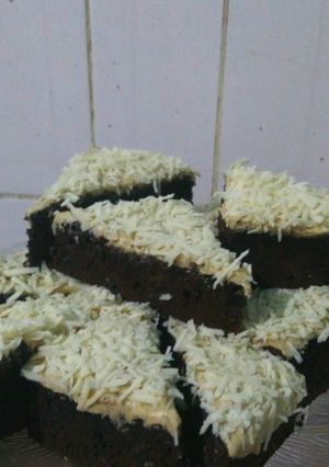 Foto resep Brownies putih telur, coffee cream with cheese