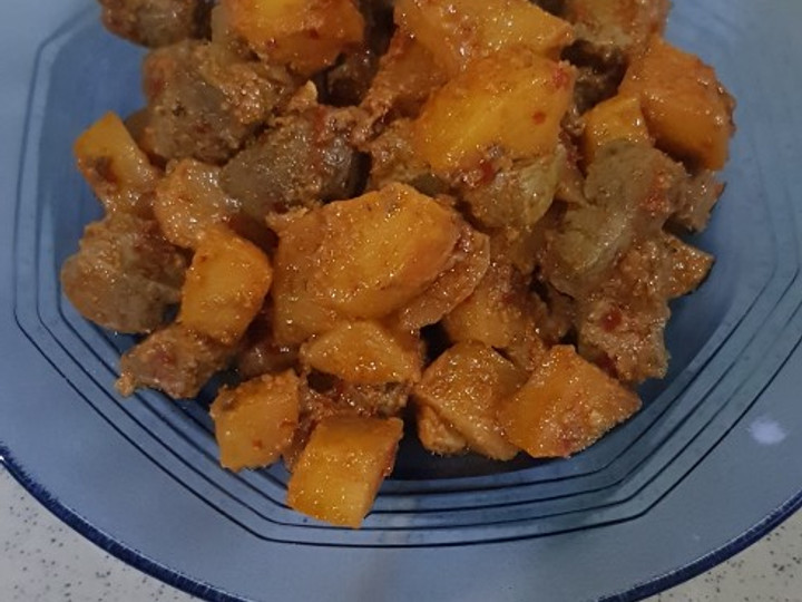 Resep Sambal goreng kentang ati sapi, Lezat