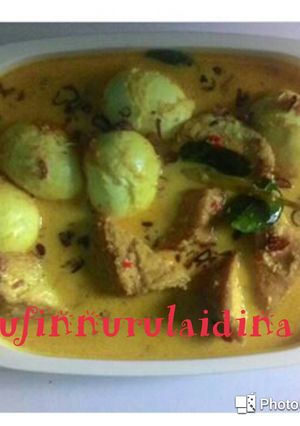Foto resep Kari telur tahu ala rumahan
