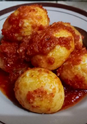 Foto resep Telur balado blender