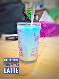 Foto resep Blue Butterfly Flower Tea Latte