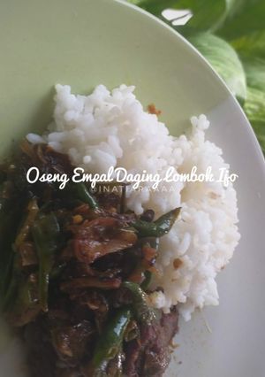 Foto resep Oseng Empal Daging Lombok Ijo