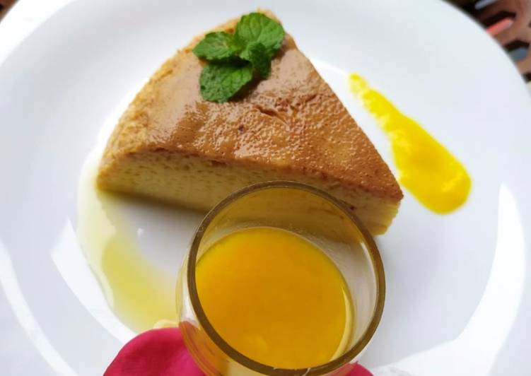 Step-by-Step Guide to Make Favorite Mango Caramel Pudding