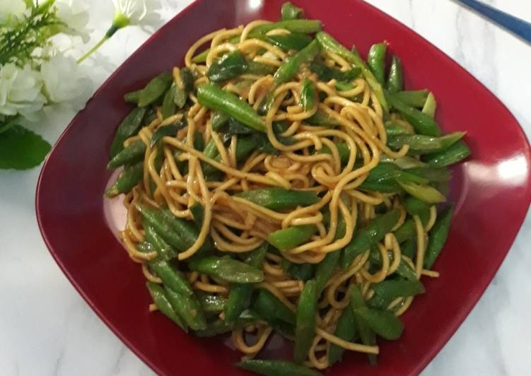 Resep 29.Oseng Mie Buncis, Lezat