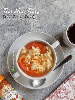Foto resep Tan Hua Tang (Sup Tomat Telur)