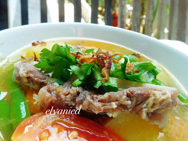 Langkah Gampang Membuat Resep Sop Buntut/ oxtail soup Anti Ribet, Sempurna