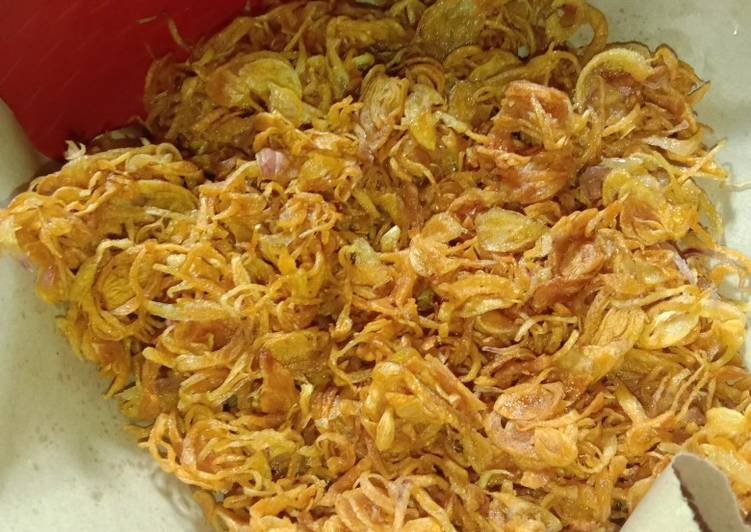 Cara Gampang Membuat Bawang goreng, Menggugah Selera