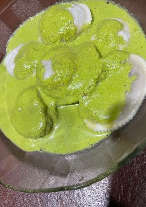 Una foto de Sorrentinos con pesto de albahaca 🍝