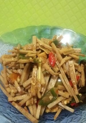 Foto resep Kulit singkong cabe ijo
