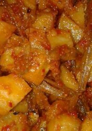 Foto resep Sambal goreng kentang teri