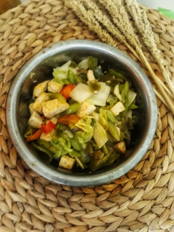 Langkah Gampang Membikin Resep Tumis Sawi Putih Campur Buncis Tahu yang Sempurna Anti Ribet, Lezat Sekali