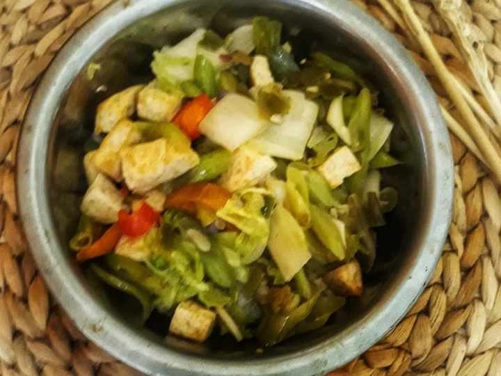 Langkah Gampang Membikin Resep Tumis Sawi Putih Campur Buncis Tahu yang Sempurna Anti Ribet, Lezat Sekali