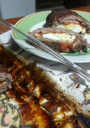 Una foto de Pan de carne relleno primal 