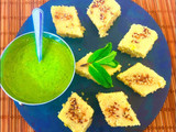 Quinoa Dhokla-High Protein Dhokla😋