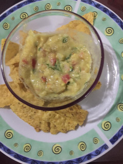 Una foto de Guacamole casero
