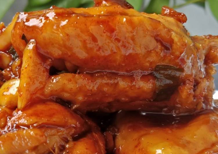 Cara ramu Chicken wings spicy sauce  Cepat