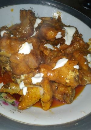 A picture of Chicken tikka creamy khradhi.