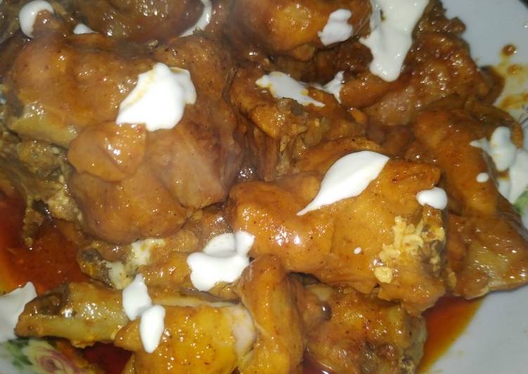 Chicken tikka creamy khradhi