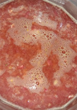 A picture of Carrot and Orange juice.