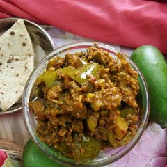 A picture of Kacche aam ki sabji.