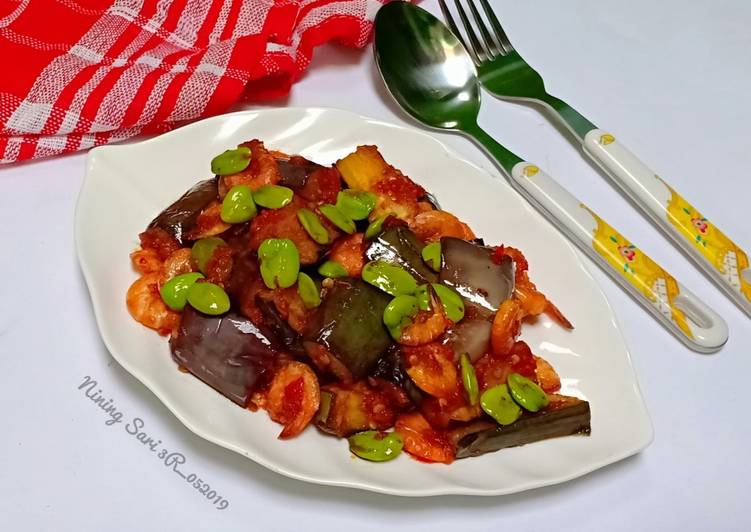 Langkah Mudah untuk Menyiapkan Balado Terong Udang Pete Anti Gagal