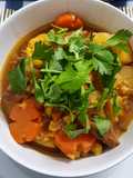 Vegetarian Beef Stew Pho with Vegetables