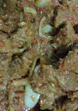 Foto resep Tumis daging pedas