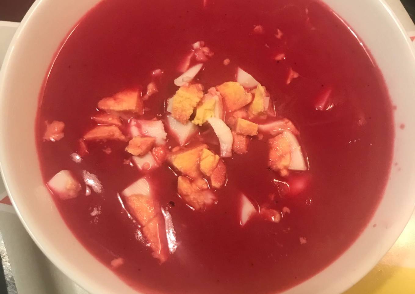 Crema Fría de Remolacha Thermomix