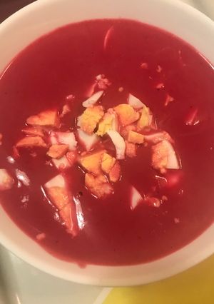 Foto principal de Crema Fría de Remolacha Thermomix