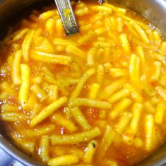 A picture of Recipe of bhujiya ki subji.